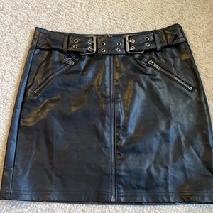 She + Sky pleather mini skirt